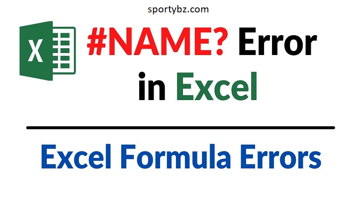 #name error in excel
